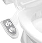 Bidet Attchment for Toilet Grey, Cold Water No-Electric, 3 Wash Modes，Dual by A%C3%BCnsffer