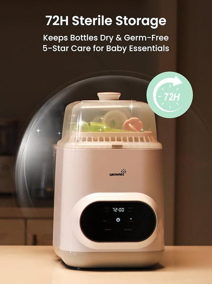 Grownsy EaseClean Bottle Washer Pro | All-in-One Bottle Washer and Sterilizer - Image 8