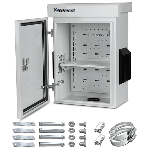 Outdoor Electrical Box, Cold-Rolled Steel Plate, Aluminum Alloy Back Beam by Namunanee