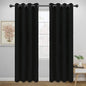 Easy-Going Blackout Curtains for Bedroom, Solid Thermal Insulated Grommet and by Easy-Going