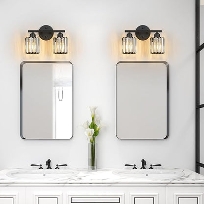 FDPBY Modern 2 Light Crystal Vanity Light, Compatible - Image 7