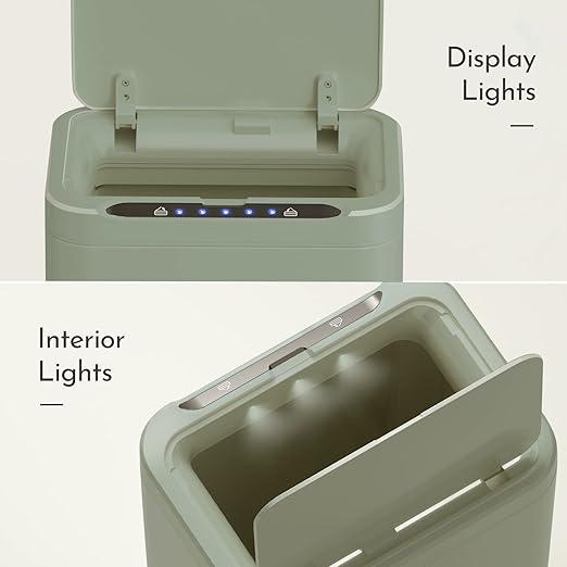 ELPHECO Stainless Steel Office Trash Can Motion Sensor Garbage Can Touchless - Image 7