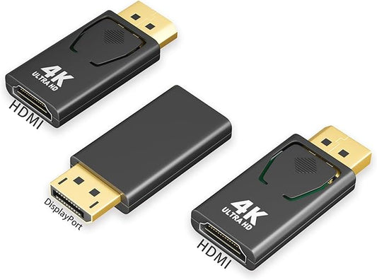 Mbiydeg DisplayPort to HDMI Adapter 4K 30Hz, Stable Signal by Unknown
