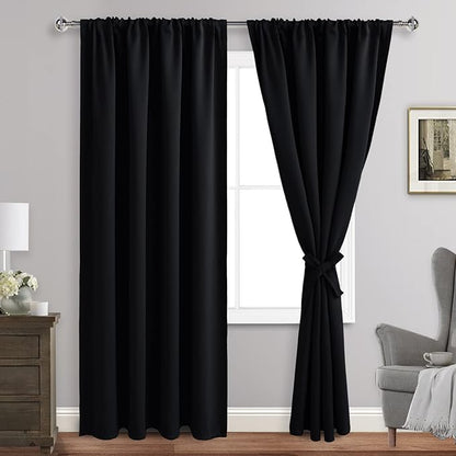 JIUZHEN Blackout Curtains for Bedroom by JIUZHEN