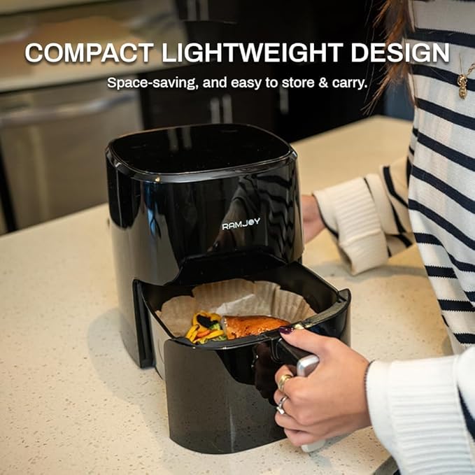 Air Fryer 3.8 Quarts for 1-2 people, 8-in-1 Functions, Air Fry, Digital Small - Image 7