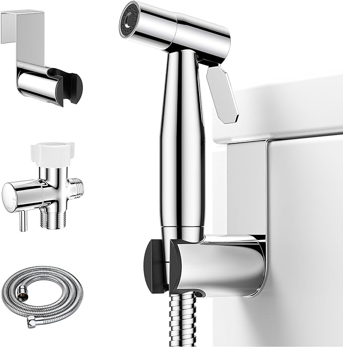 Arofa Chrome Handheld Bidet Sprayer by AROFA