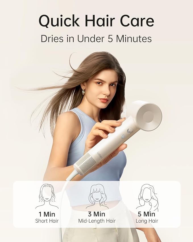 Laifen SE Lite Hair Dryer, Negative Ionic Blow Dryer - Image 2