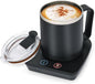 VOBAGA Coffee Mug Warmer with 15oz Mug Set, Electric Coffee Cup Warmer with by VOBAGA