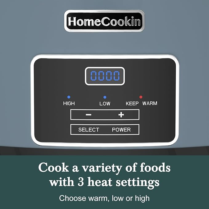 HOMECOOKIN 6-Quart Programmable Slow Cooker - Image 2