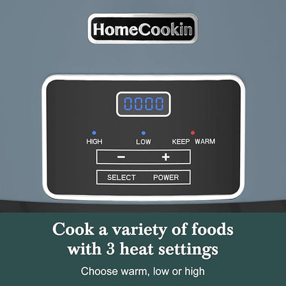 HOMECOOKIN 8-Quart Programmable Slow Cooker - Image 2