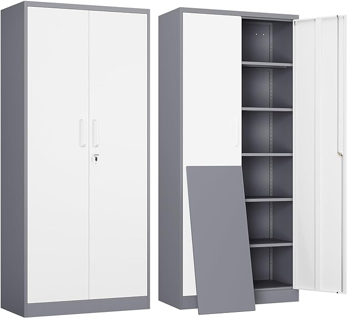 Yizosh Metal Garage Storage Cabinet by Yizosh