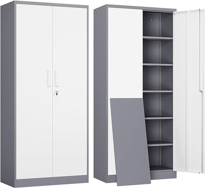 Yizosh Metal Garage Storage Cabinet by Yizosh