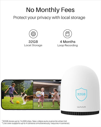 WUUK Security Cameras Wireless Outdoor, Indoor Camera, Home Surveillance System - Image 2