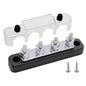 4 x #10 Studs Bus Bar, Ampper 4.2" Ground Distribution Block Brass Battery by Ampper