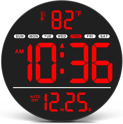 WallarGe Large Digital Wall Clock by WallarGe