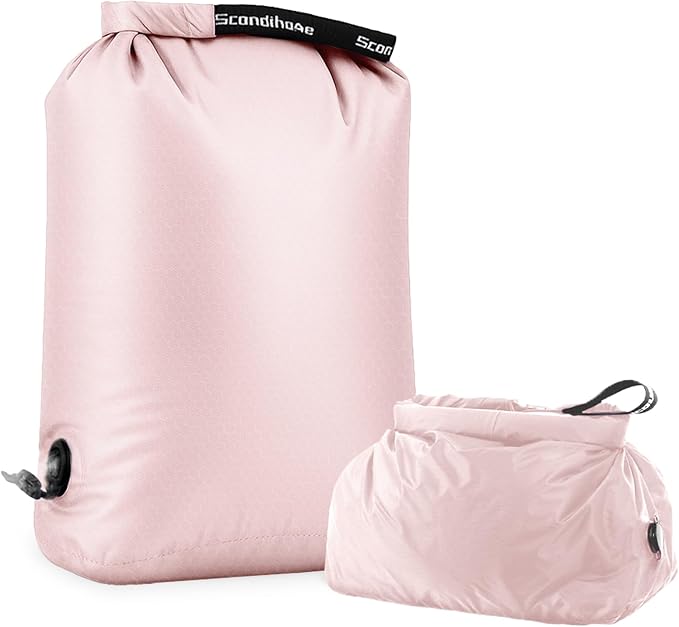 Travel Laundry Bag, Pump Free Vacuum Storage Bag Reusable Compression Dirty by Scandihome