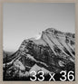 Frame It Easy 33 x 36 Rustic Gray Wood Frame by FrameItEasy