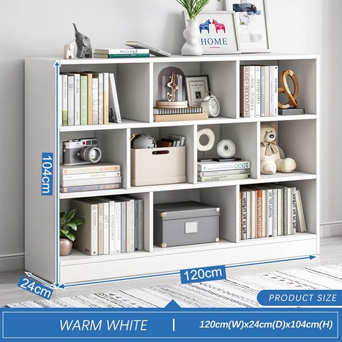 IOTXY Open Shelf Low Bookcase - Image 2