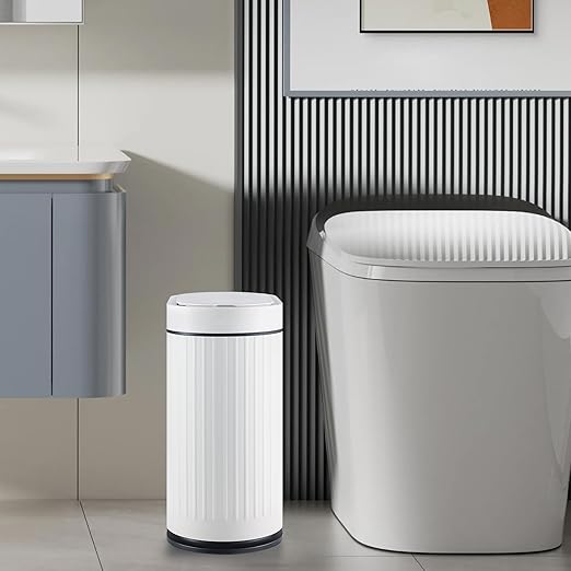 Bathroom Sensor Trash Can with Lid Automatic 2 Gallon Smart Garbage Can - Image 7