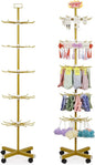 Exttlliy Retail Display Stand 5 Tier Metal Spinning Display Rack by Exttlliy
