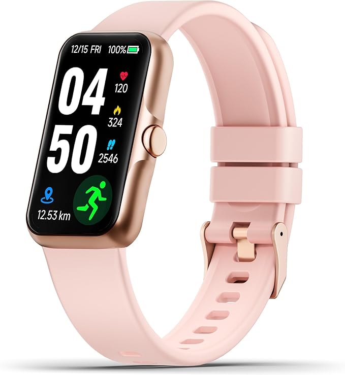 JYUAJOI Fitness Tracker with 24/7 Continuous Heart Rate, Blood Oxygen Monitor by JYUAJOI