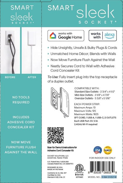 Smart Sleek Socket: Universal Outlet Concealer - Image 6