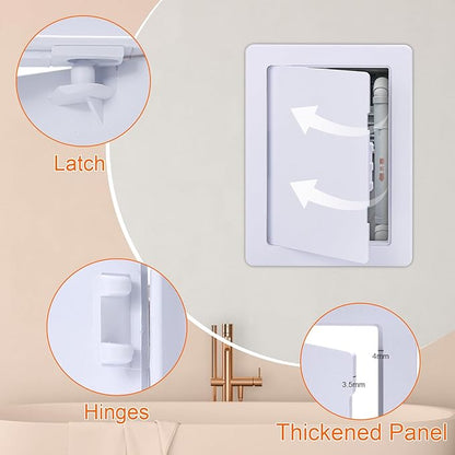Suteck Plastic Access Panel for Drywall Ceiling 6 x 9 Inch Reinforced Plumbing - Image 5