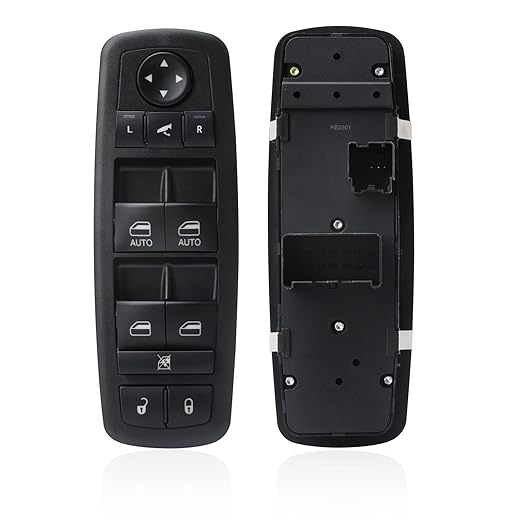 WUANGKI Power Master Window Switch Front Left Driver Side | 3+0 Pins | by Wuangki