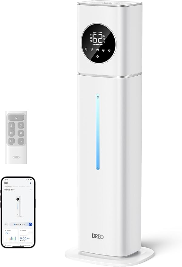 DREO HM735S 11L Smart Humidifier Large Room 700 ft², 100H Cool Mist Air by DREO