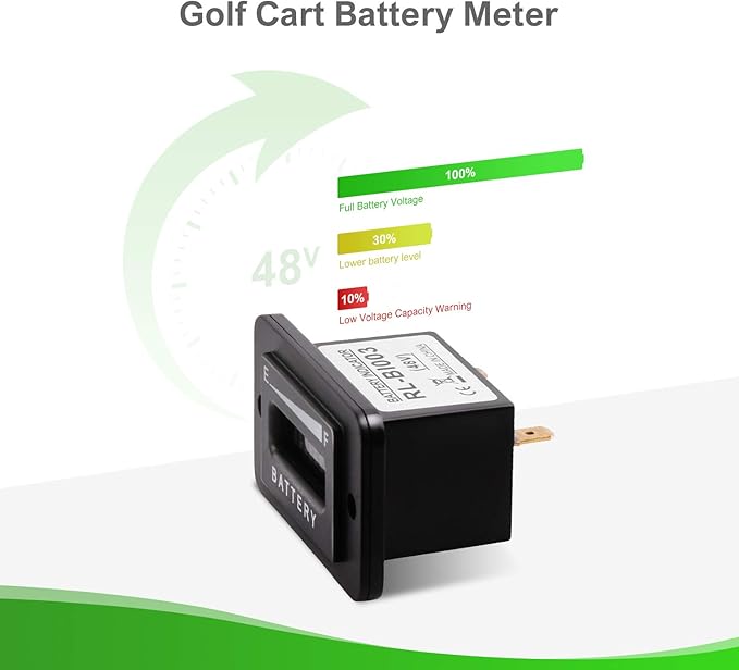 HUSUKU 48V led Battery Indicator 48 Volt Battery Meter led Voltmeter Gauge led - Image 4