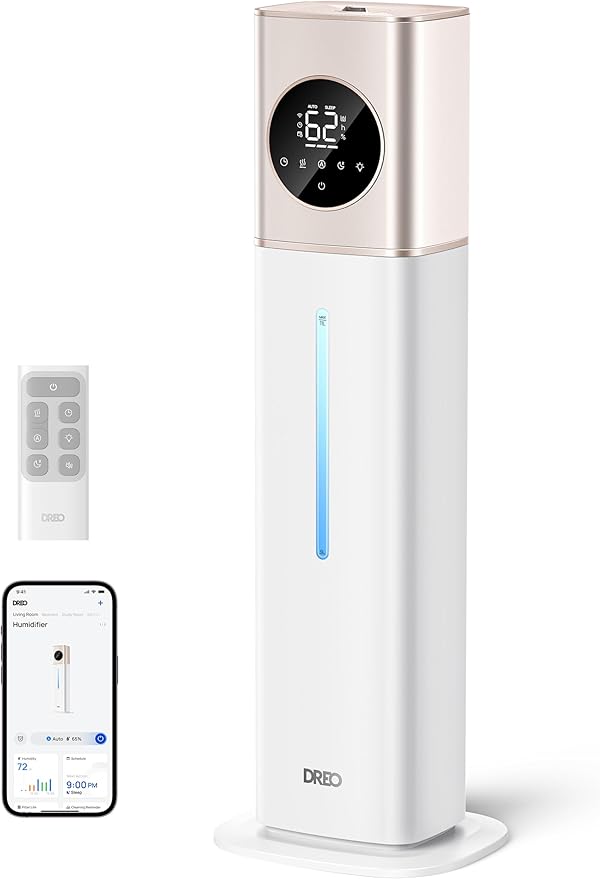 DREO HM735S 11L Smart Humidifier Large Room 700 ft², 100H Cool Mist Air by DREO