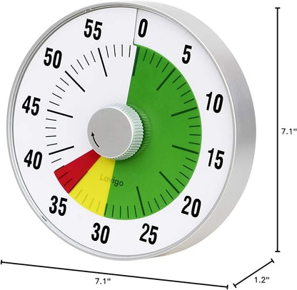 Lavigo Kitchen Timer, Countdown Visual Analog Timer, Quiet Counting, Low Loud - Image 7