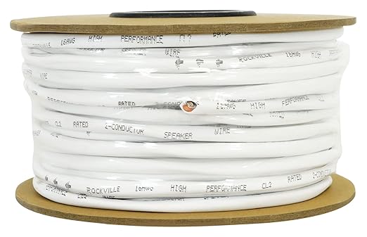 Rockville CL16-100-2 CL2 Rated 16 AWG 100' Speaker Wire, In-Wall and Ceiling Use - Image 2