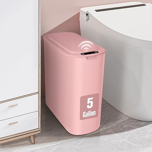 Cesun Motion Sensor Trash Can, 5 Gallon Automatic Bathroom Garbage Can by Cesun
