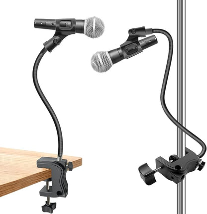 Microphone Stand, 3/8" to 5/8" Screw Adapter, 360 Adjustable Compact Mic Arm by Unknown