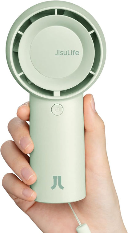 JISULIFE Portable Handheld Turbo Fan, 4000mAh USB Rechargeable Personal Battery by LivechillStaycool