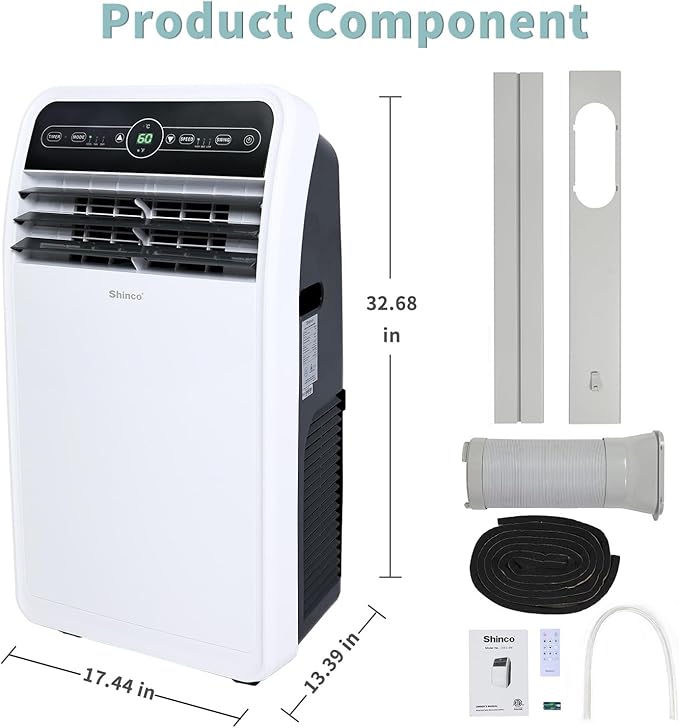 Shinco 10, 000 BTU Portable Air Conditioner, Portable AC Unit - Image 2
