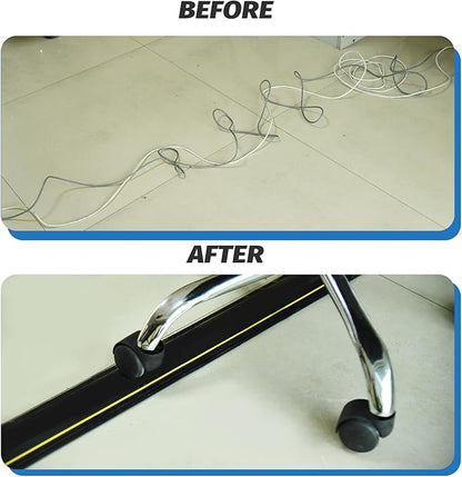 Vilmon 6.5FT Heavy Duty PVC Floor Cable Cover, Floor Cord Cover, Cable - Image 6