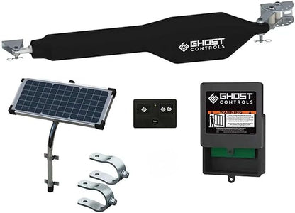 GC GHOST CONTROLS Solar Heavy-Duty Automatic Gate Opener Kit by GhostControls