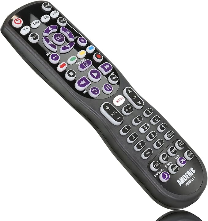 Universal 4-Device Fit for Roku Streaming Player/TV Remote Control - Image 3
