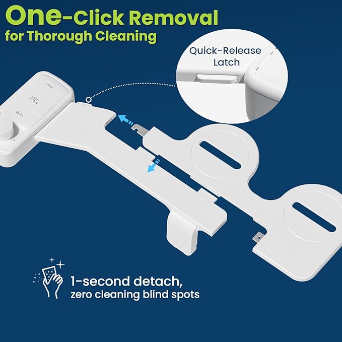 Ultra-Slim Bidet Attachment, Self-Cleaning Dual Nozzle, Accessibility-Enhanced - Image 5