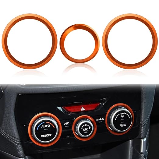 Auovo AC Climate Control Knob Outer Ring Covers by Auovo