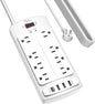 Surge Protector Power Strip by Nuetsa