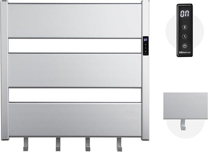 K&KALONZO Towel Warmer for Bathroom, Wall-Mounted Heated Towel Rack by KKALONZO