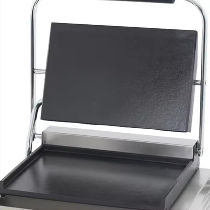 Commercial Panini Press With Grooved Grill Sandwich Maker Machine Electric - Image 3