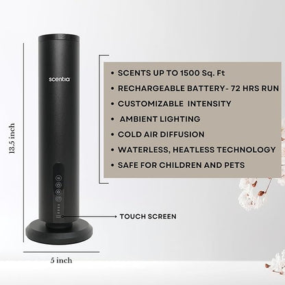 Scentia Max Wireless Diffuser for Home – Rechargeable Battery-Operated - Image 2