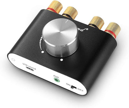 Nobsound Mini Bluetooth 5.0 Power Amplifier, Stereo Hi-Fi Digital Amp 2.0 by DoukAudioNobsound