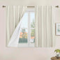 LAMIT 100% Blackout Short Linen Curtains by LAMIT