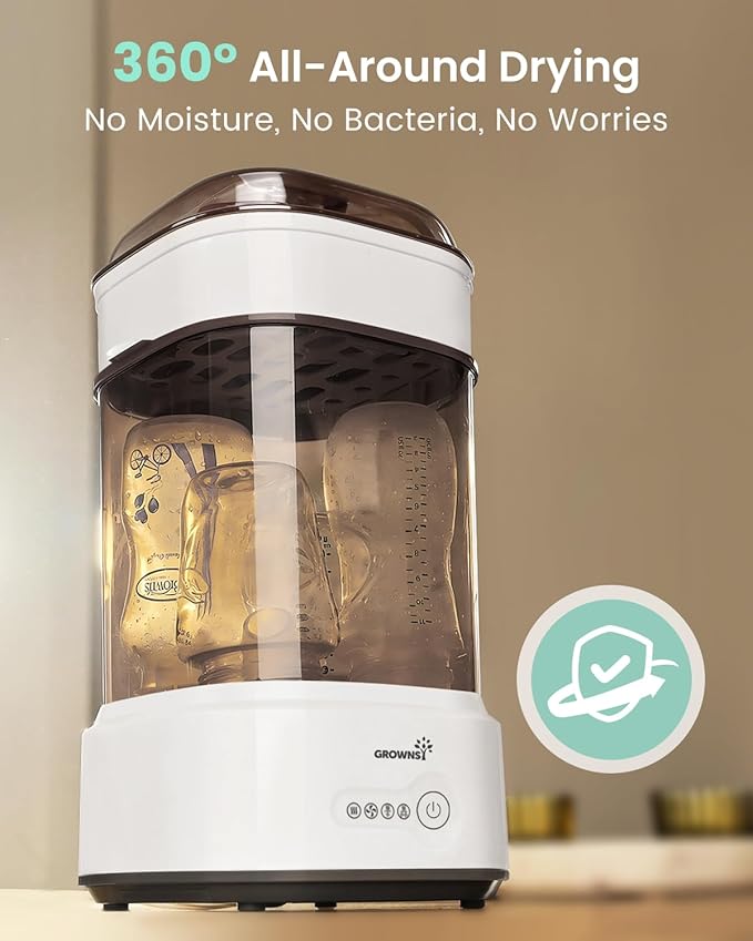 Bottle Sterilizer and Dryer, Compact Electric Steam Baby Bottle Sterilizer - Image 3