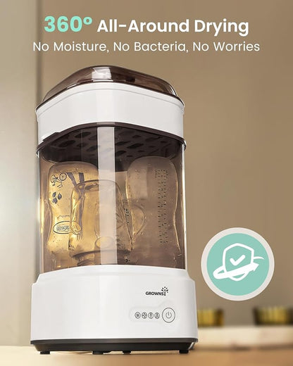 Bottle Sterilizer and Dryer, Compact Electric Steam Baby Bottle Sterilizer - Image 3